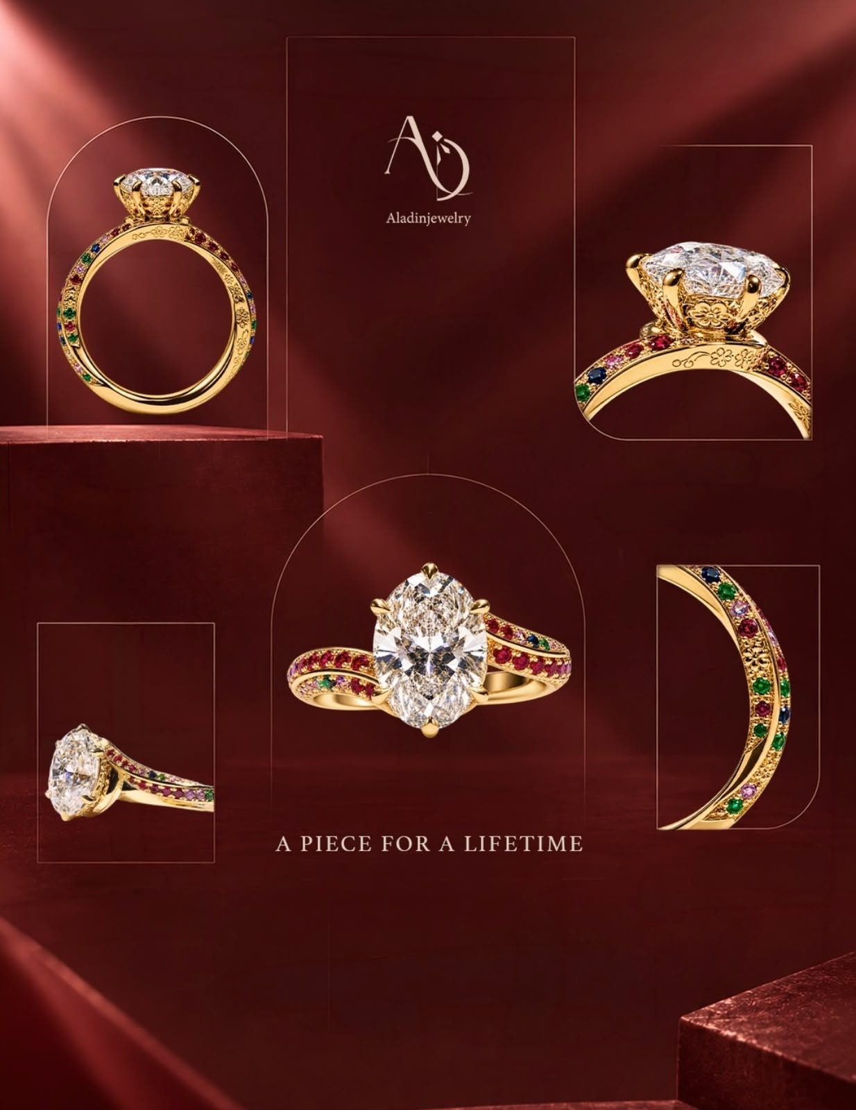 Aladin Jewelry custom ring campaign